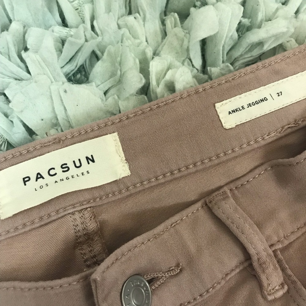 Pacsun Blush Pink Ankle Jegging Pants